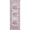 Coucheta Vintage Washable Area Rug, Non-Slip Medallion Carpet for Living Room Bedroom, Soft Stain Resistant Indoor Rug, Multiple Sizes & Colors - 2 of 4