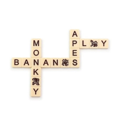 Bananagrams Wild Tiles Yellow Portable Word Game Set
