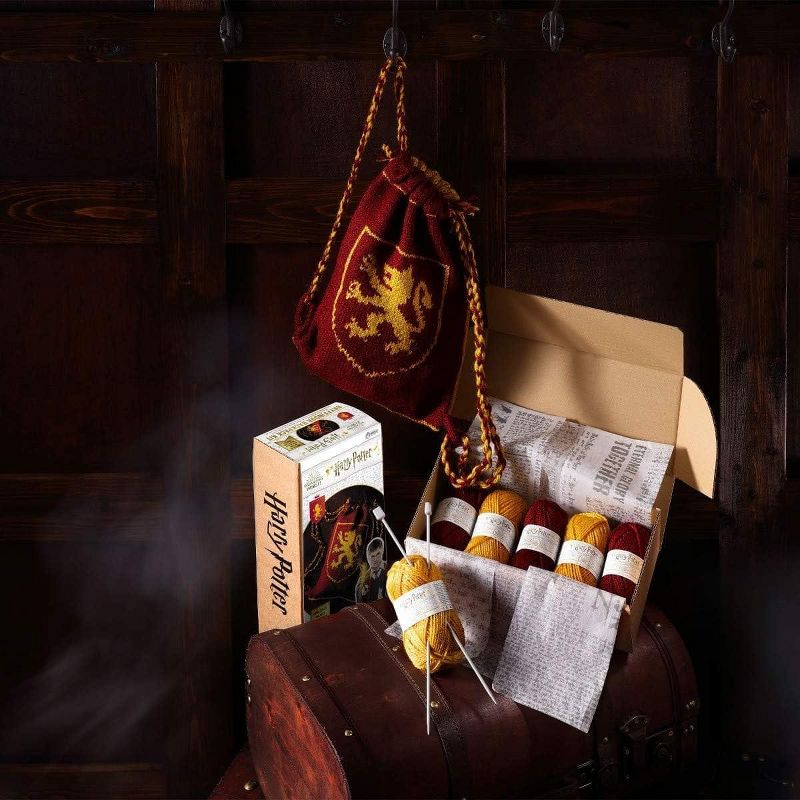 Eaglemoss Limited Eaglemoss Harry Potter Knit Craft Set Kit Bags Gryffindor Brand New, 4 of 5