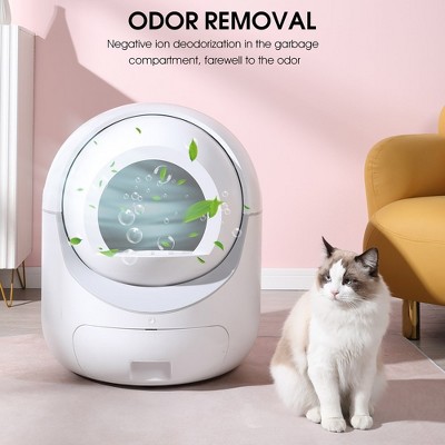 Self Cleaning Cat Litter Box, Automatic Cat Litter Box With App Control, Anti-pinch Device, 4 Highly Sensitive Gravity Sensors