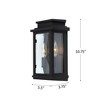 Artcraft Lighting Freemont 2 - Light Wall Light in  Black - 3 of 3