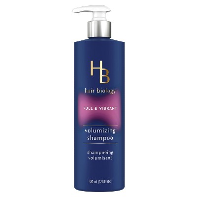 Hair Biology Biotin Volumizing Shampoo for Thinning, Flat and Fine Thin Hair, Fights Breakage and Replenishes Nutrients - 12.8 fl oz