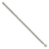 Black Bow Jewelry Men's 5.5mm Stainless Steel Fancy Round Box Chain Bracelet, 8.25 Inch - 2 of 4