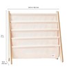 3 Sprouts Kids Bookcase, Toddler Bookshelf - Yeti - 3 of 3