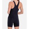 Women's Green-Racerback V Neck Shortsie - mono b - 2 of 3