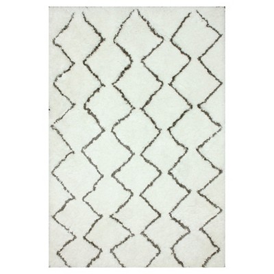 nuLOOM Polyester Hand Tufted Armitra Area Rug - Off-White (5'x7')