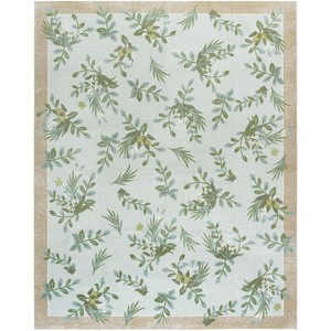 Martha Stewart Floral - MSRW193 - Indoor Power Loomed Machine Washable Skid-Resistant Rugs - 1 of 4
