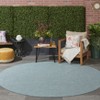 Nourison Positano Solid Indoor Outdoor Rug - 2 of 4