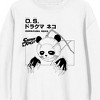 Shaman King Manga Xiong-Xiong Crew Neck Long Sleeve White Adult Sweatshirt - 2 of 3
