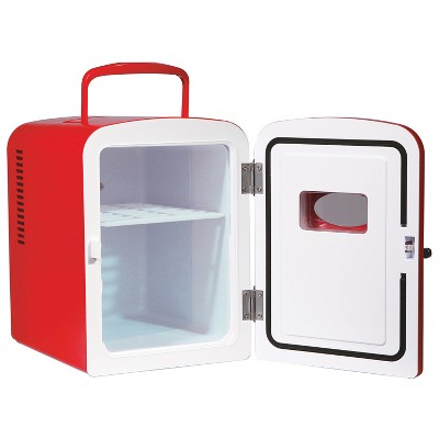 Frigidaire® 0.5-cubic-foot Retro Portable Mini Fridge (red) : Target