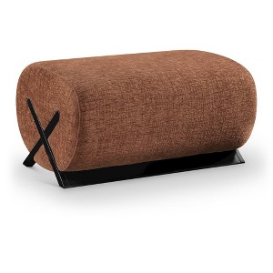 Meridian Furniture,Akira Upholstered Ottoman - 1 of 4