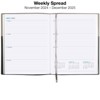 Global Printed Products 14 Month Planner 8" x 10" CY 2025 (Gray) - 3 of 4