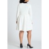ELOQUII Collared Sweater Dress With Buttons - 3 of 4