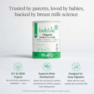 Bobbie Organic Original Infant Formula Powder - 14.1oz