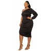 L I V D Women's Gaia Asymmetrical Bodycon Dress - 2 of 2