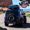 Mockins 84"x39"x6" Extendable Roof Cargo Basket with 35 Cubic Foot Waterproof Roof Cargo Bag, Lock, Straps and Carry Bag - 3 of 4