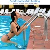 2/3/4/5 Step Inground Pool Ladder – 304 Stainless Steel Swimming Pool Steps with Non-Slip Treads, Heavy-Duty Ladde - 4 of 4
