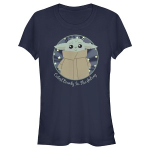 Juniors Womens Star Wars The Mandalorian The Child Cutest Bounty in the Galaxy T-Shirt - 1 of 3