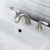 COZONY 3 Hole Bathroom Sink Faucet, Pop Up Drain with Hot Cold Water Lines - 3 of 4
