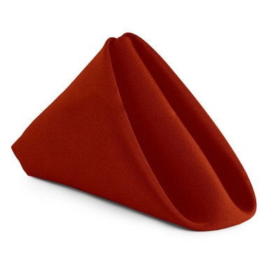Gee Di Moda Cloth Napkins - 17 x 17 Inch - Heavy Duty Washable Polyester - Set of 12