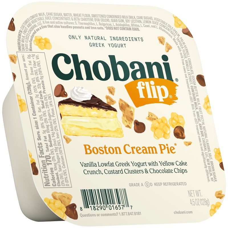Chobani Flip Boston Cream Pie Greek Yogurt - 4.5oz, 1 of 10