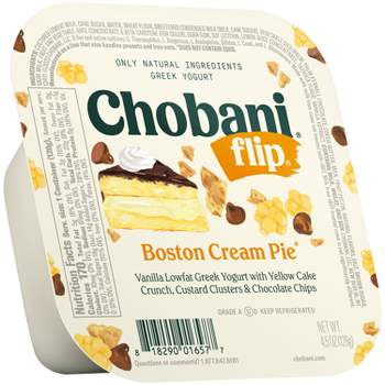 Chobani Flip Boston Cream Pie Greek Yogurt - 4.5oz
