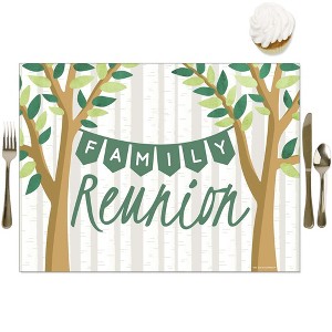 Big Dot of Happiness Family Tree Reunion - Party Table Decorations - Family Gathering Party Placemats - Set of 16 - 1 of 4