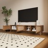 HDZNVF 78 inch TV Stand for 75/80/85 inch TV, Console with Ample Storage, Entertainment Center with Open Shelf - 4 of 4