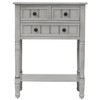 LOVMOR Narrow Console Table with Three Storage Drawers and Bottom Shelf for Living Room - 2 of 4