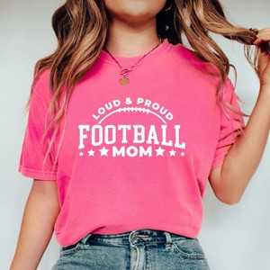 Simply Sage Market Proud Football Mom Garment Dyed Tee - 1 of 4