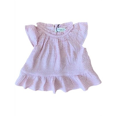 Girls' Circle Printed Ruffle Tunic - Copenhagen Delights