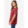 Woman Within Plus Size Perfect Printed Short-Sleeve Crewneck Tee - 4 of 4