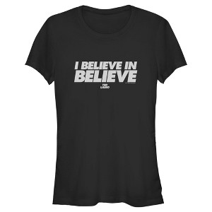Juniors Womens Ted Lasso I Believe In Believe... T-Shirt - 1 of 4
