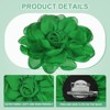 Unique Bargains Alloy Satin Fabric Big Rose Flower Dainty Brooches 4 Pcs - 2 of 4