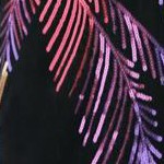 black multi palm tree