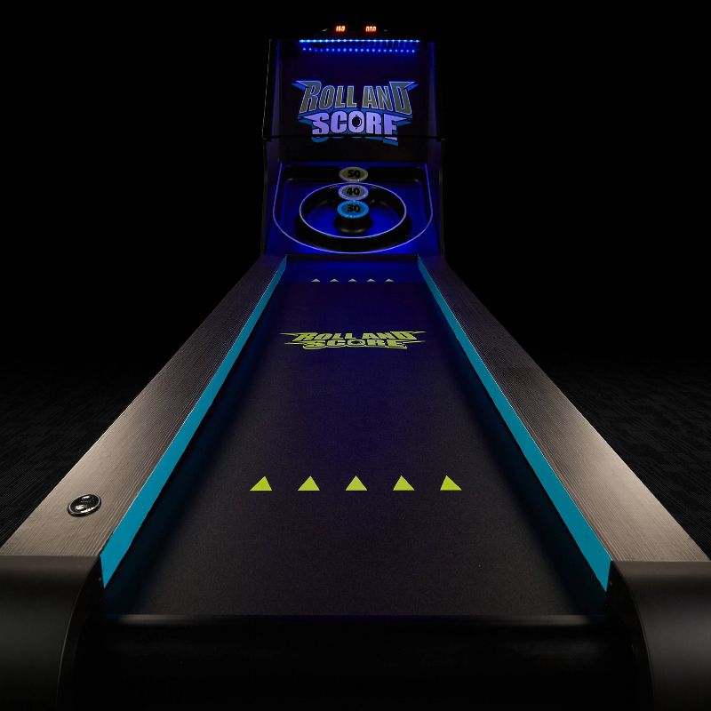 Hall of Games 9&#39; Roll and Score with LED lights and Electornic Scorer - Black, 6 of 11