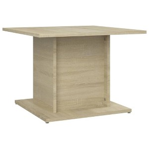 vidaXL Coffee Table, Sonoma Oak - Sturdy, Easy to Assemble, Versatile Functional Square Table - 1 of 4
