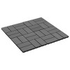vidaXL 11 pcs Decking Tiles WPC 11.8"x11.8" 1 sqm Gray - 2 of 4