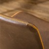 PAGED Adjustable Height Office Chair, Modern Faux Leather Swivel Desk Chair with Wheels and Metal Base, Armless Computer Chair for Office - 4 of 4