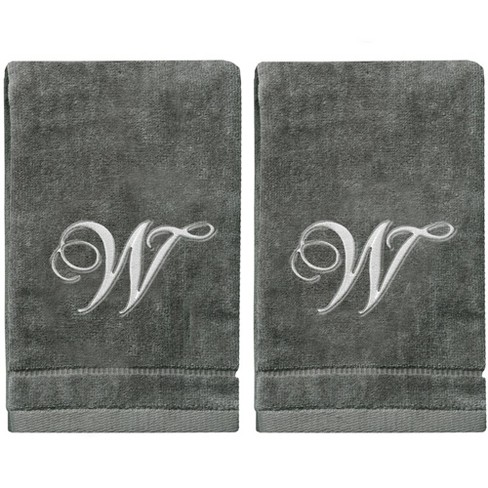 2pc Casual Monogram 'x' Hand Towels - Skl Home : Target