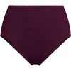 Lands' End Women's Chlorine Resistant Pinchless High Waisted Bikini Bottoms - 3 of 4