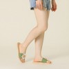 Allegra K Women's Espadrille Sunflower Decor Slip-on Strappy Beach Sandals - 4 of 4