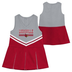 NCAA Louisville Cardinals Toddler Girls' Cheer Set - 1 of 4