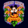 Junior's Women Mickey & Friends Colorful Sunflower Field T-Shirt - 2 of 4