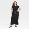 Women's Short Sleeve Knit Maxi Dress - A New Day™ - 3 of 3