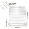 Unique Bargains 304 Stainless Steel Cooling Baking BBQ Grill Net 2 Pcs - 2 of 4