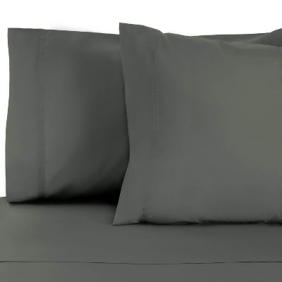 300 Thread Count Rayon From Bamboo Solid Set of 2 Pillowcase Set by Blue Nile Mills