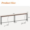 87Inch Sofa Table with 2 Power Outlets and USBC Ports Narrow Console Table with Storage - 2 of 4