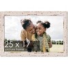 PosterPalooza | Shabby Chic White Picture Frame - UV Acrylic, Backing Board, Hanging Hardware Included - 2 of 4