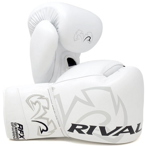 Rival Dazzle Pro Boxing Trunks - White - Sugar Rays